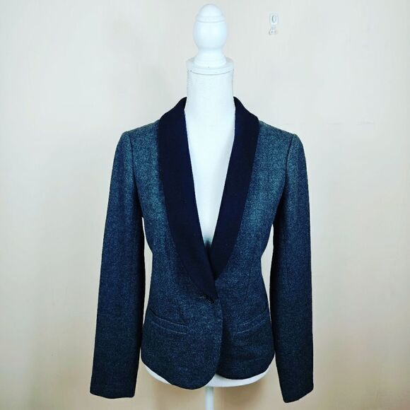 J.Crew Wool Blazer. Gray 6 - Picture 1 of 12